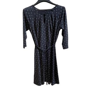 Ann Taylor Factory Black Keyhole Dress